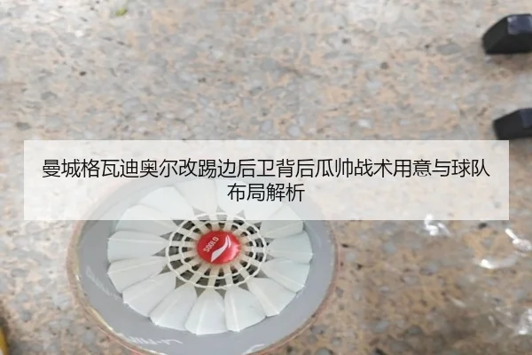 曼城格瓦迪奥尔改踢边后卫背后瓜帅战术用意与球队布局解析